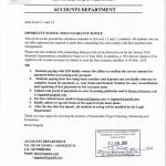 finance notice